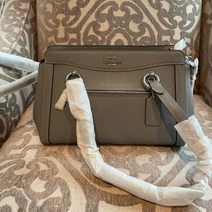 Coach handbag/crossbody- gray slate color